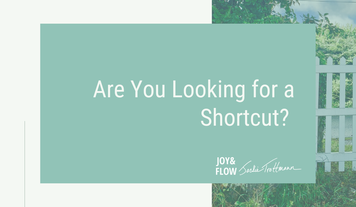 Are You Looking for a Shortcut