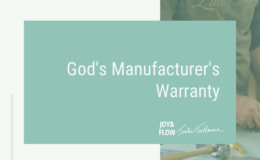 God's Manufacturer's Warranty