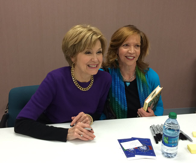 Jackie Trottmann and Jane Pauley