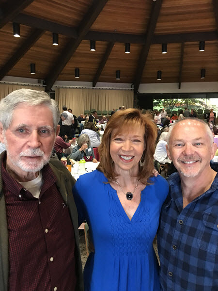 Tom Hill, author, Jackie Trottmann and author William Paul Young